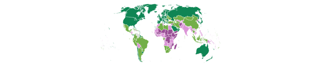 Classificazione dei paesi della Banca Mondiale in base al livello di reddito per il 2024-2025
